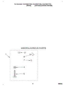 06 - Miscellaneous parts for Whirlpool Washer CA2762XYW0 from AppliancePartsPros.com