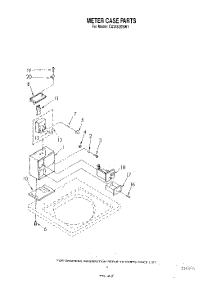 04 - Meter Case parts for Whirlpool Washer CA2452XSW1 from AppliancePartsPros.com