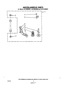 08 - Miscellaneous , Literature And Optional parts for Whirlpool Washer CA1210XMW0 from AppliancePartsPros.com