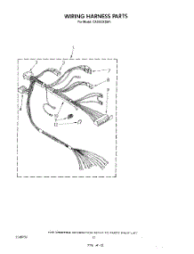 10 - Wiring Harness parts for Whirlpool Washer CA2452XSW1 from AppliancePartsPros.com
