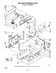 02 - Top And Console parts for Whirlpool Washer CA2500XMW0 from AppliancePartsPros.com