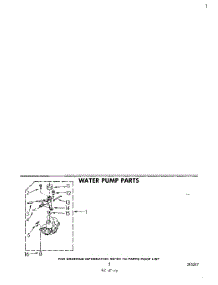 04 - Water Pump parts for Whirlpool Washer CA2500XMW0 from AppliancePartsPros.com