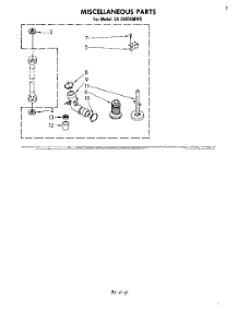 08 - Miscellaneous , Literature And Optional parts for Whirlpool Washer CA2500XMW0 from AppliancePartsPros.com