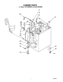 07 - Cabinet parts for Whirlpool Washer GCA2180XMW0 from AppliancePartsPros.com
