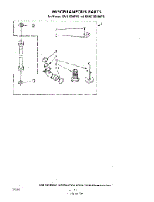 08 - Miscellaneous , Literature And Optional parts for Whirlpool Washer GCA2180XMW0 from AppliancePartsPros.com