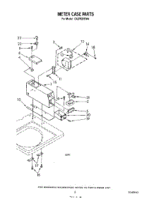 04 - Meter Case parts for Whirlpool Washer CA2762XSW4 from AppliancePartsPros.com