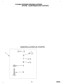 06 - Miscellaneous parts for Whirlpool Washer CAP2772BW0 from AppliancePartsPros.com