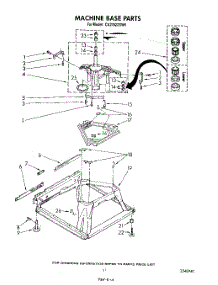 09 - Machine Base parts for Whirlpool Washer CA2762XSW4 from AppliancePartsPros.com