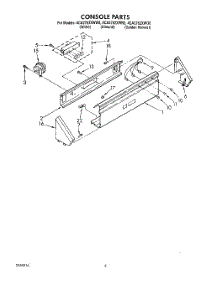 02 - Console parts for Whirlpool Washer 4CA2762XWW0 from AppliancePartsPros.com
