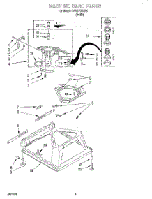 06 - Machine Base parts for Whirlpool Washer CCW2762EW0 from AppliancePartsPros.com
