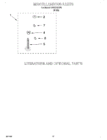 12 - Miscellaneous, Lit / Optional parts for Whirlpool Washer CCW2762EW0 from AppliancePartsPros.com
