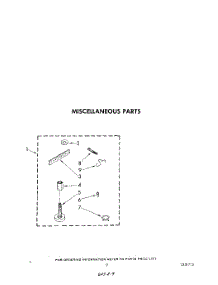 07 - Miscellaneous parts for Whirlpool Washer CA2762XSW5 from AppliancePartsPros.com