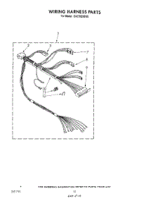 10 - Wiring Harness parts for Whirlpool Washer CA2762XSW5 from AppliancePartsPros.com