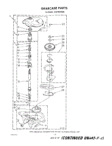 12 - Gearcase parts for Whirlpool Washer CA2762XSW5 from AppliancePartsPros.com