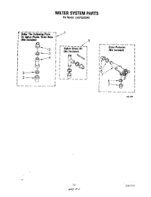 13 - Water System parts for Whirlpool Washer CA2762XSW5 from AppliancePartsPros.com