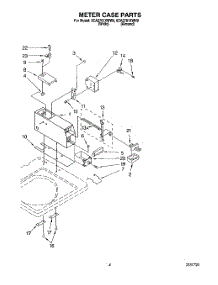 03 - Meter Case parts for Whirlpool Washer 6CA2781XWW0 from AppliancePartsPros.com