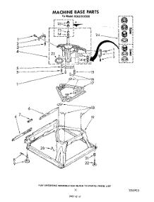 09 - Machine Base parts for Whirlpool Washer 9CA2781XSW0 from AppliancePartsPros.com