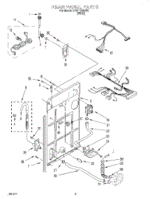 04 - Rear Panel parts for Whirlpool Washer CAW1762EW0 from AppliancePartsPros.com