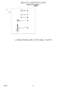 12 - Miscellaneous, Lit / Optional parts for Whirlpool Washer CAW1762EW0 from AppliancePartsPros.com