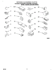 09 - Wiring Harness parts for Whirlpool Washer CAP2772BG2 from AppliancePartsPros.com