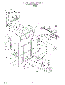 02 - Rear Panel parts for Whirlpool Washer GCA2781XSW1 from AppliancePartsPros.com