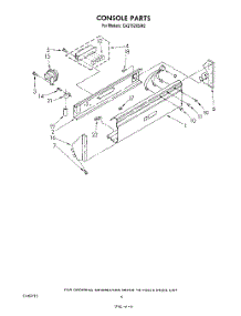 03 - Console parts for Whirlpool Washer CA2762XSW2 from AppliancePartsPros.com
