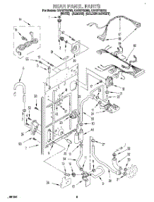 04 - Rear Panel parts for Whirlpool Washer CAP2772BN2 from AppliancePartsPros.com