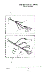 10 - Wiring Harness parts for Whirlpool Washer CA2762XSW2 from AppliancePartsPros.com