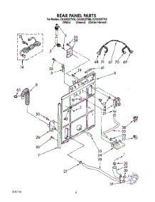04 - Rear Panel parts for Whirlpool Washer CA2452XTW0 from AppliancePartsPros.com