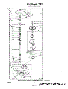 12 - Gearcase parts for Whirlpool Washer CA2762XSW2 from AppliancePartsPros.com