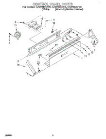 02 - Control Panel parts for Whirlpool Washer CA2762XYN0 from AppliancePartsPros.com