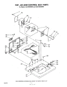 04 - Top, Lid And Control Box parts for Whirlpool Washer CA2180XMW0 from AppliancePartsPros.com