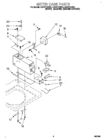 03 - Meter Case parts for Whirlpool Washer CAP2772BG1 from AppliancePartsPros.com