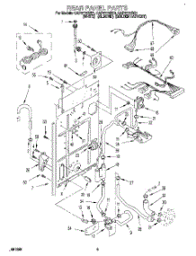 04 - Rear Panel parts for Whirlpool Washer CAP2772BG1 from AppliancePartsPros.com