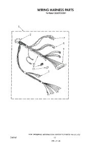 10 - Wiring Harness parts for Whirlpool Washer 9CA2781XSW1 from AppliancePartsPros.com