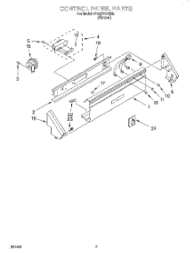 02 - Control Panel parts for Whirlpool Washer 9CA2781XSN2 from AppliancePartsPros.com