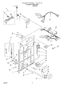 04 - Rear Panel parts for Whirlpool Washer 9CA2781XSN2 from AppliancePartsPros.com