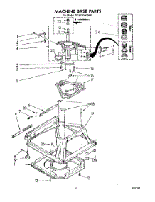07 - Machine Base parts for Whirlpool Washer GCA2701XSW0 from AppliancePartsPros.com