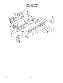 08 - Console parts for Whirlpool Washer GCA2701XSW0 from AppliancePartsPros.com