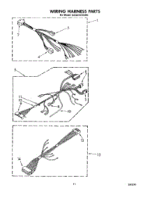 09 - Wiring Harness parts for Whirlpool Washer GCA2701XSW0 from AppliancePartsPros.com