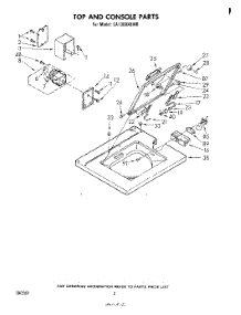 02 - Top And Console parts for Whirlpool Washer CA1300XKW0 from AppliancePartsPros.com
