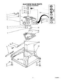 07 - Machine Base parts for Whirlpool Washer GCA2701XSW1 from AppliancePartsPros.com