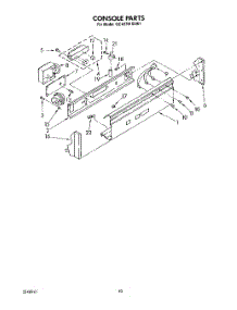 08 - Console parts for Whirlpool Washer GCA2701XSW1 from AppliancePartsPros.com