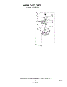 06 - Water Pump parts for Whirlpool Washer 9CFA2000W6 from AppliancePartsPros.com