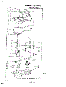 07 - Gearcase parts for Whirlpool Washer 9CFA2000W6 from AppliancePartsPros.com