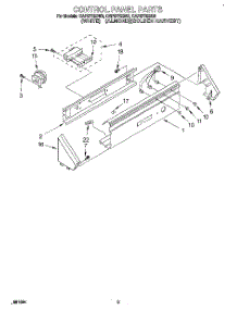 02 - Control Panel parts for Whirlpool Washer CAP2772BN0 from AppliancePartsPros.com