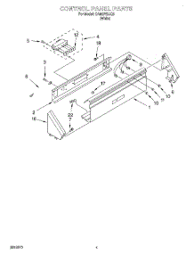 03 - Control Panel parts for Whirlpool Washer CAM2752JQ0 from AppliancePartsPros.com