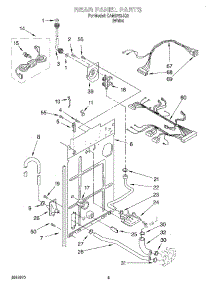 05 - Rear Panel parts for Whirlpool Washer CAM2752JQ0 from AppliancePartsPros.com