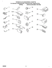 09 - Wiring Harness parts for Whirlpool Washer CA2751XYN0 from AppliancePartsPros.com
