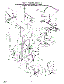 04 - Rear Panel parts for Whirlpool Washer CAP2772BG0 from AppliancePartsPros.com